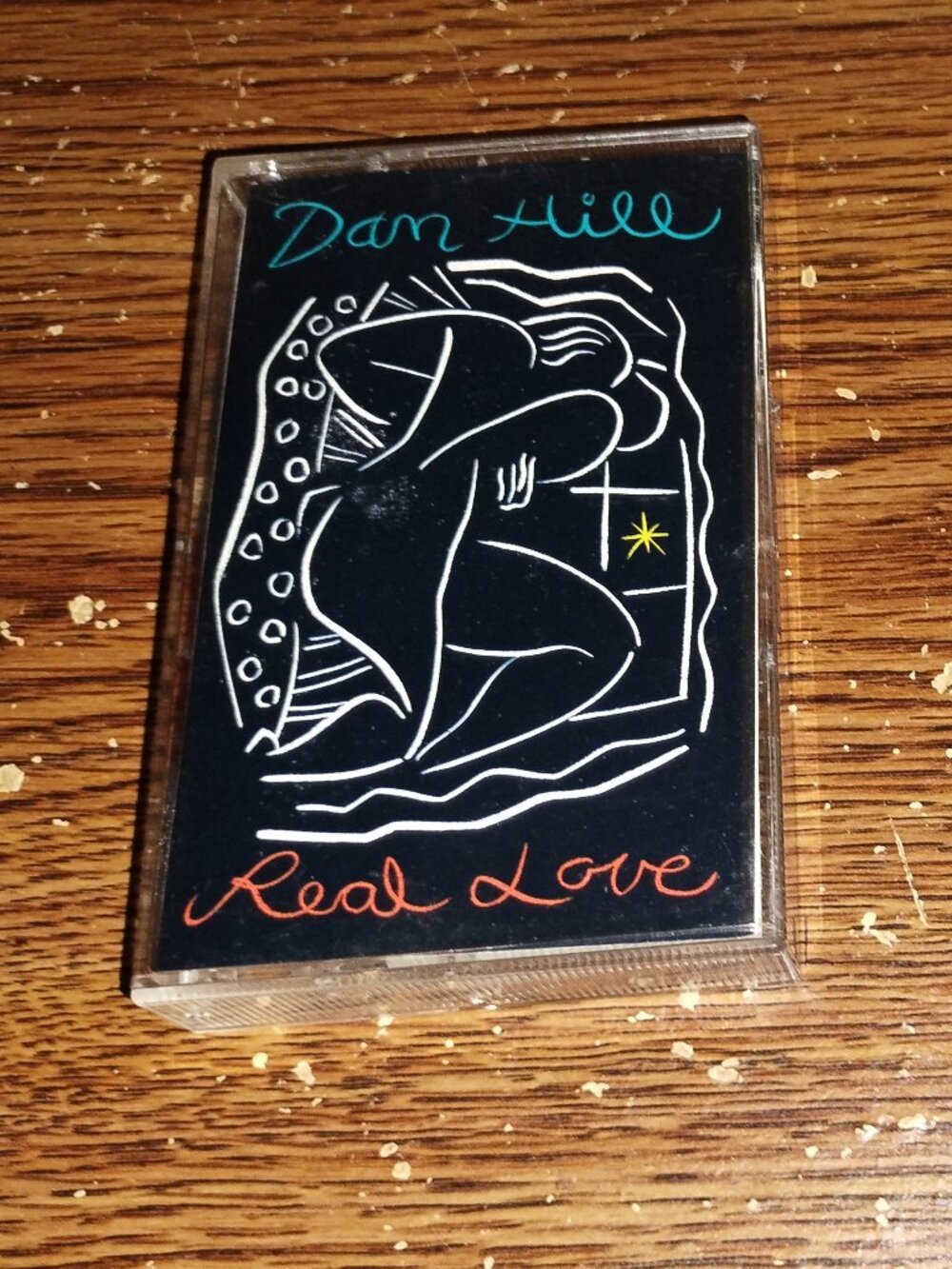 Dan Hill- Real Love on cassette (CBS Records, Canada, 1989)